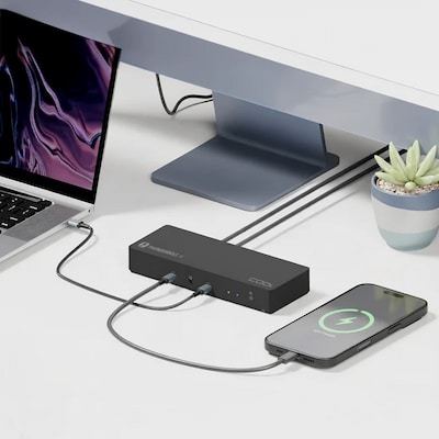 CODi CentroT4 Universal Docking Station for Thunderbolt 4 and USB4 Laptop (DSTB410-2)