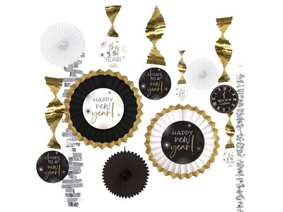 Amscan New Year's Decoration Kit, Assorted Colors (244255)