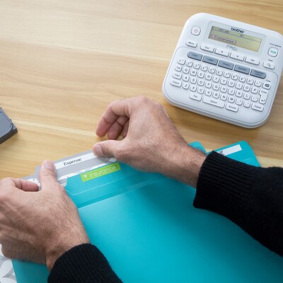 Brother P-touch Desktop Non-Thermal Label Maker, White (PT-D220)