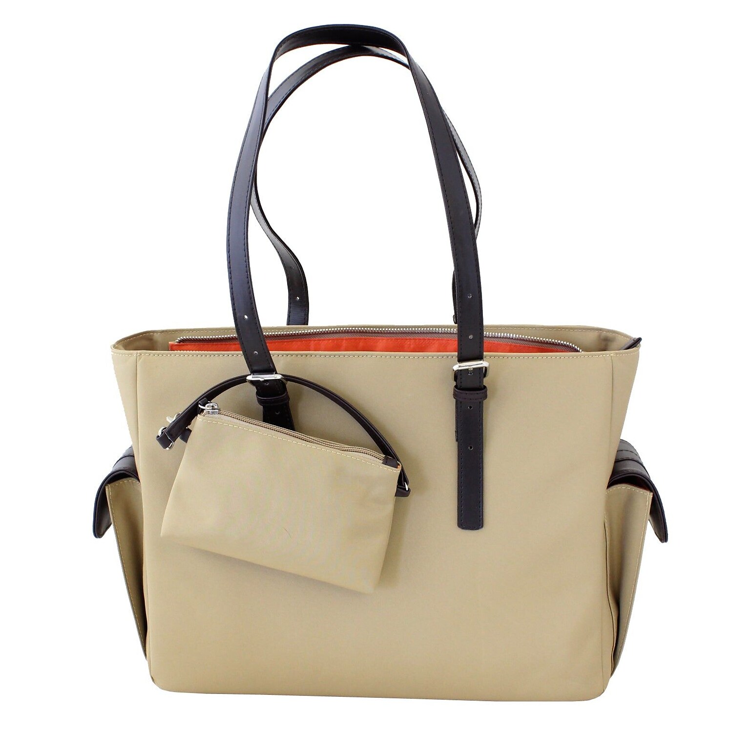 Francine Collections Slim Liberator 14 Laptop Tote, Tan (FWTM14TLIB)
