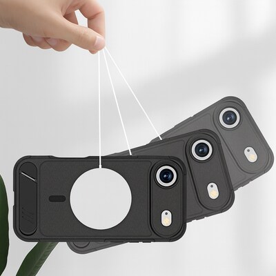 SaharaCase Venture Series MagSafe Compatible Phone Case for iPhone Air, Shock Absorbing, Scorpion Black (CP00950)