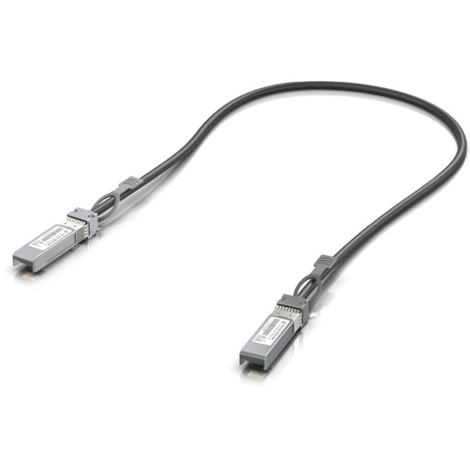 Ubiquiti UniFi 1.6 ft. QSFP28 to QSFP28 Networking Cable, Male to Male, Black (UACC-DAC-QSFP28-0.5M)