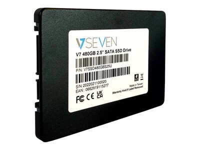 V7 480GB 2.5" SATA/600 Internal Solid State Drive (V7SSD480GBS25U)