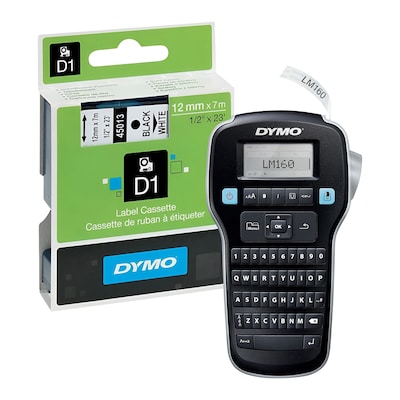 FREE DYMO D1 Standard Label Maker Tape ($30.99 value) with the purchase of Dymo LabelManager 160 Lab