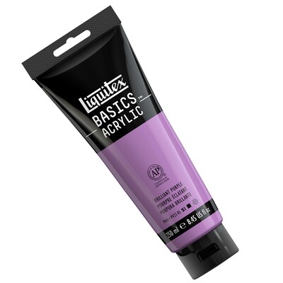 Liquitex BASICS Acrylic Paint Tube, Brilliant Purple, 250 mL (LIQ4385590)