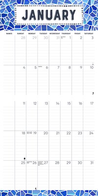2026 Willow Creek Family Calendar 12" x 12" Monthly Wall Calendar (55427)