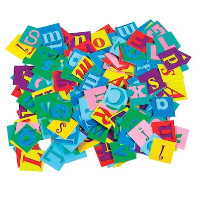 Roylco Alphabet Pasting Pieces, 2000/Pack, 3 Packs/Bundle (R-15632-3)