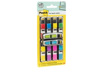 Post-it Flags Value Pack, .47" Wide, Assorted Colors, 328 Flags/Pack (683-VAD1)