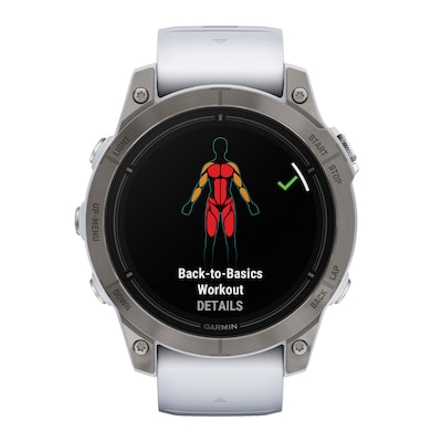 Garmin epix Pro Gen 2 Sapphire Edition Smartwatch, Titanium & Whitestone, 47mm (GRM0280320)