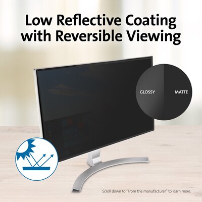 Kensington MagPro Anti-Glare Privacy Filter for 24" Widescreen Monitor (16:9) (K58357WW)
