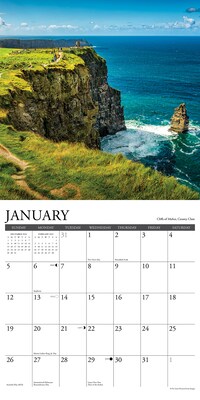 2025 Willow Creek Ireland 12" x 12" Monthly Wall Calendar (43509)