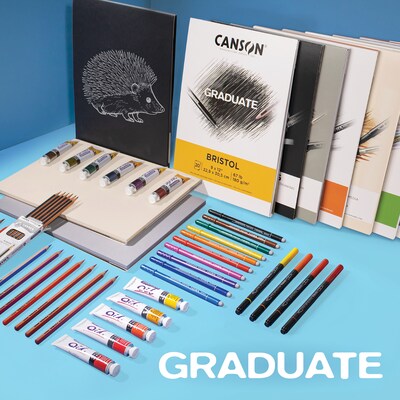 Canson Graduate 8.5" x 11" Drawing Sketch Book, 52 Sheets/Book (MCX31200L039)