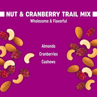Pick Me Up Provisions™ Nut & Cranberry Trail Mix, 1.5 oz., 48 Bags/Box (PM62798)