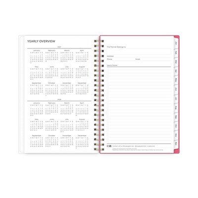2027 Blue Sky Amalia 5" x 8" Calendar Year Weekly & Monthly Planner, Plastic Cover (148768-27)