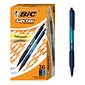 BIC Soft Feel Retractable Ballpoint Pen, Medium Point, 1.0mm, Black/Blue Ink, 36/Pack (SCSM361-AST)