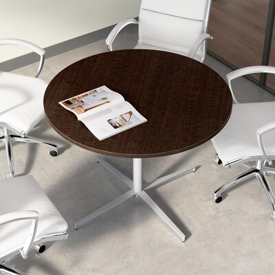 Bush Business Furniture 42" Round Conference Table, Mocha Cherry (99XTB42RMR)
