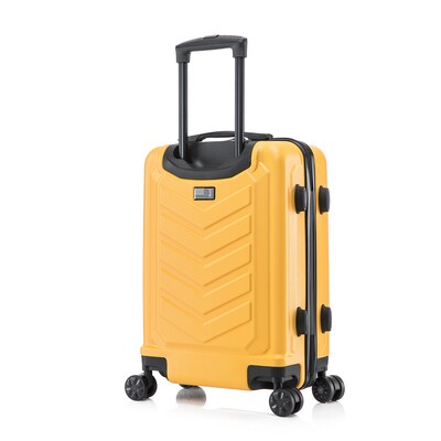 US Army FOX 20" Hardside Carry-On Suitcase, 4-Wheeled Spinner, TSA Checkpoint Friendly, Mustard (USLFOX00S-MUS)