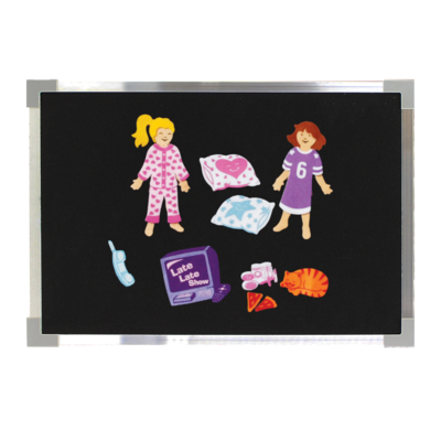 Flipside Flannel Board, 18 x 24, Black (17152)