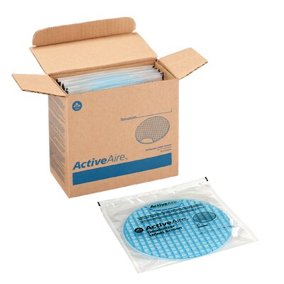 ActiveAire Urinal Screen, Coastal Breeze Scent, Blue, 12/Pack (48270)