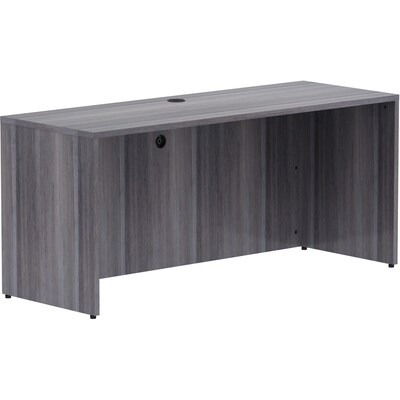 Lorell Essentials Series 66 W Credenza Shell, Gray (LLR69596)