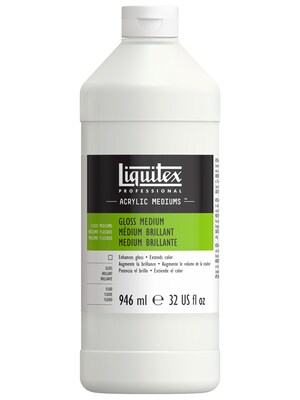 Liquitex Acrylic Gloss Medium, Clear, 32 oz. (81593)