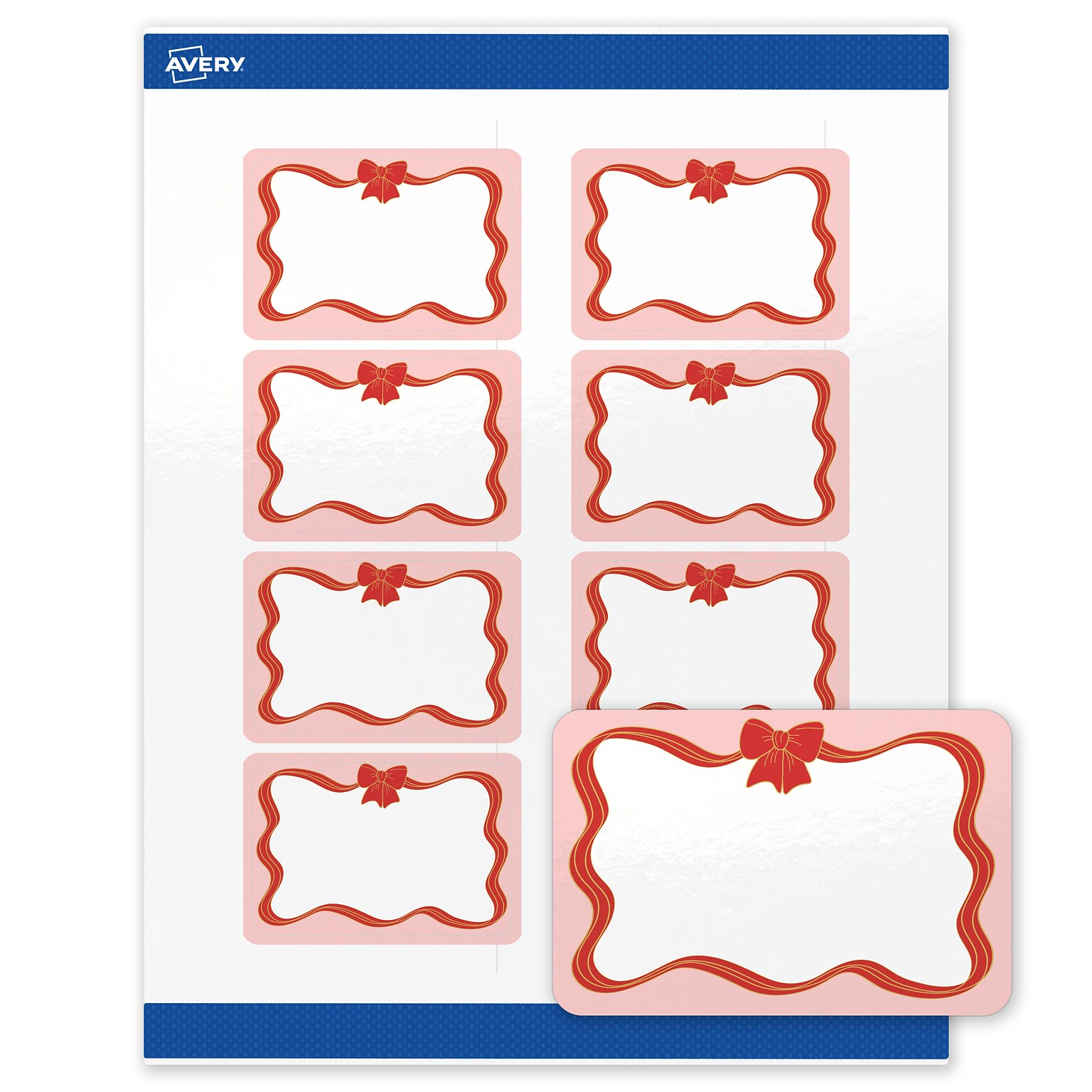 Avery Rectangle Multipurpose Labels, 2 x 3, White, 80/Pack (19479370565)