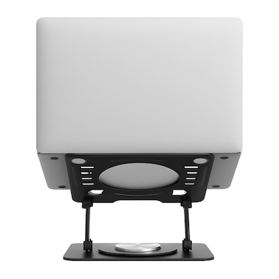 Uncaged Ergonomics 10.2" x 10" Metal Swivel Laptop Stand 2.0, Black (SLS-Black)