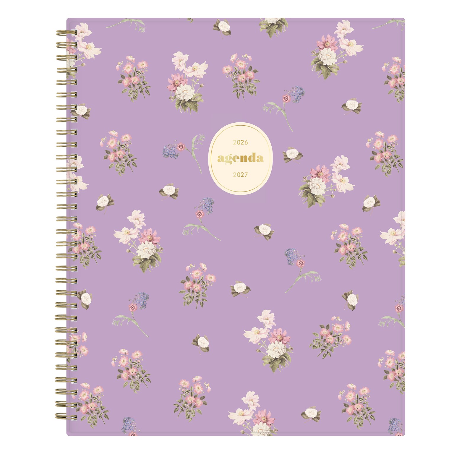 2026-2027 Blue Sky 8.5 x 11 Academic Year Weekly & Monthly Planner, Plastic Cover, Becca Purple (161383)