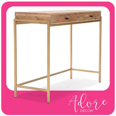 Adore Decor Sidney Console Table, Beige (FUTB10155A)