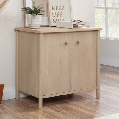 Sauder Whitaker Point 30H Storage Cabinet with 2 Shelves, Natural Maple (429373)