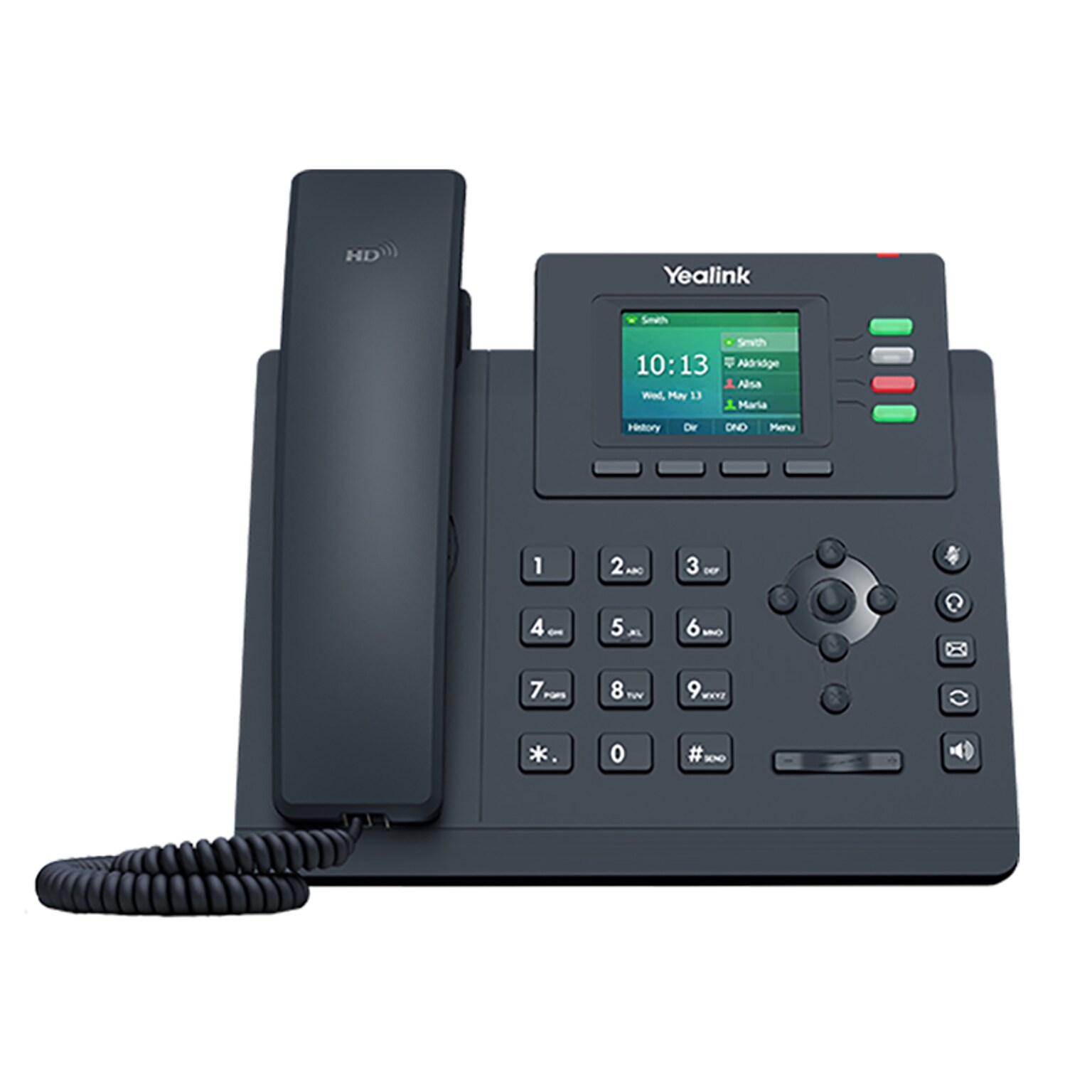 YeaLink SIP-T33G 4-Line Telephone, Classic Gray (1301046)