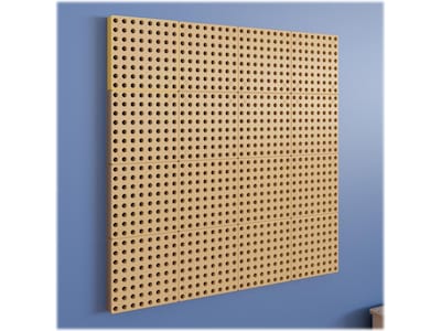 Flash Furniture Bright Beginnings Multipurpose Modular STEAM Wall Peg System Panel, Brown (MK-ME10964-GG)