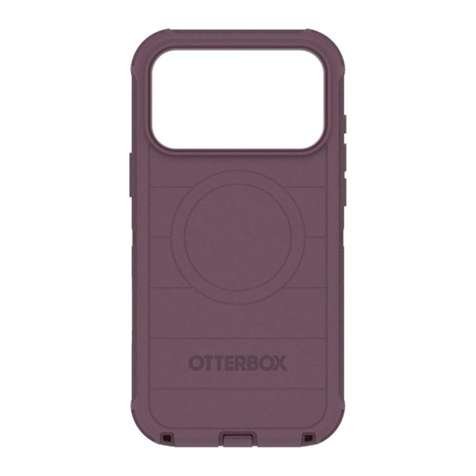OtterBox Defender Pro MagSafe Compatible Phone Case for Apple iPhone 17 Pro Max, Shock Absorbing, Purple Mystery (77-98434)