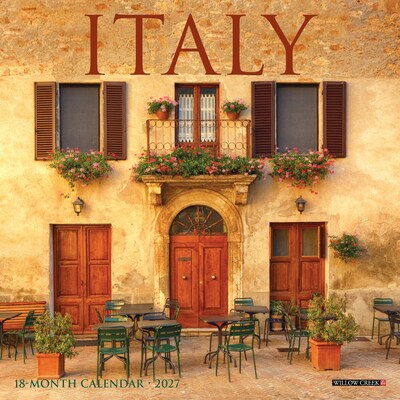 2027 Willow Creek Italy 7 x 7 Monthly Wall Calendar (64061)