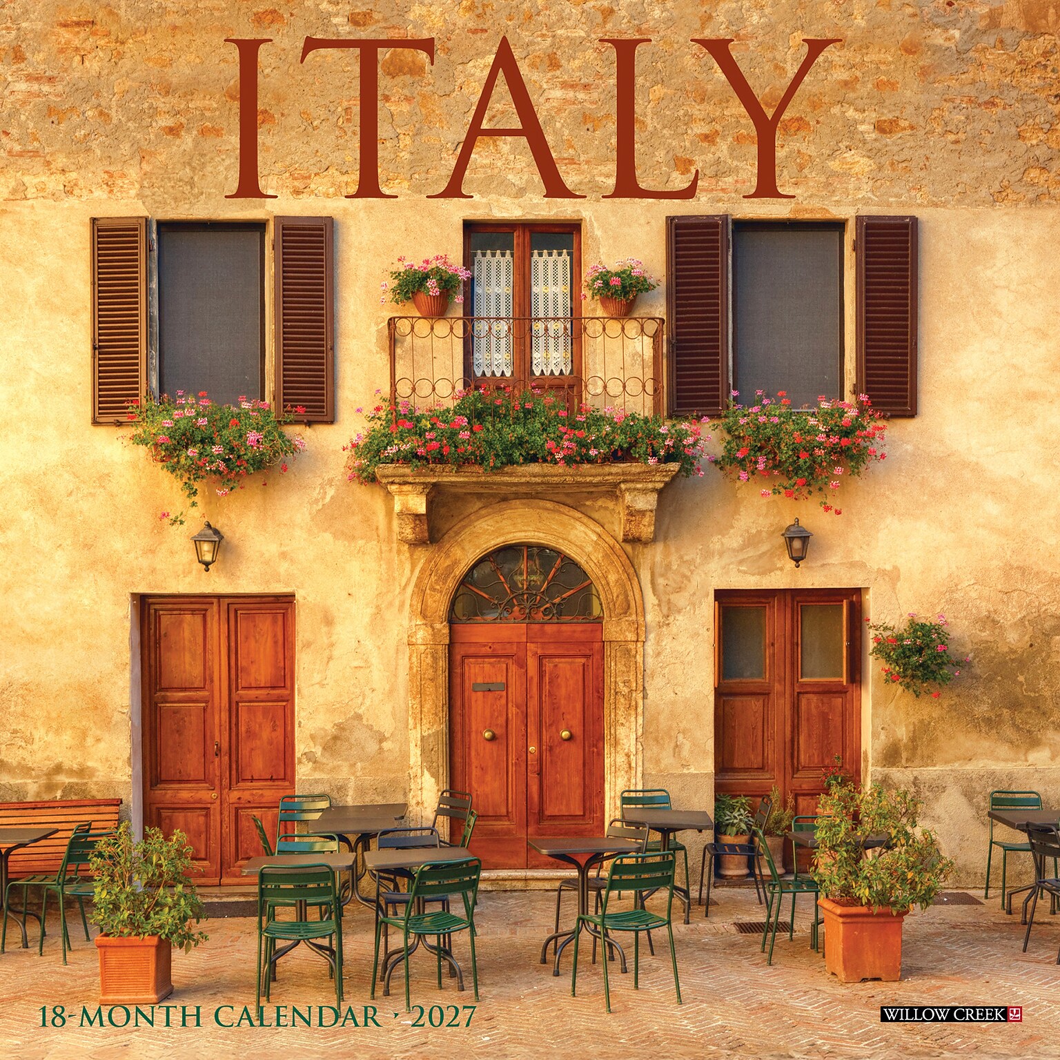 2027 Willow Creek Italy 7 x 7 Monthly Wall Calendar (64061)
