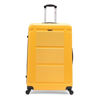 InUSA Pilot 33.27" Hardside Suitcase, 4-Wheeled Spinner, TSA Checkpoint Friendly, Mustard (IUPIL00XL-MUS)