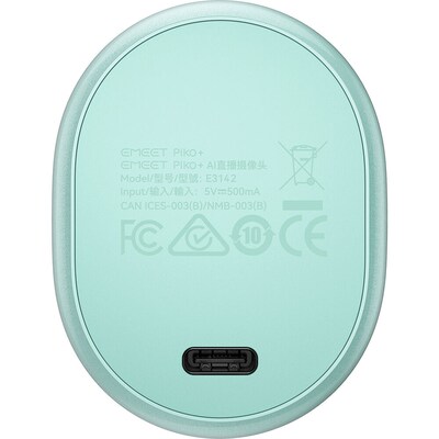 EMEET Piko+ HD 4K 8MP Webcam, Adjustable Mounted, Green (EMDKGS-LD)
