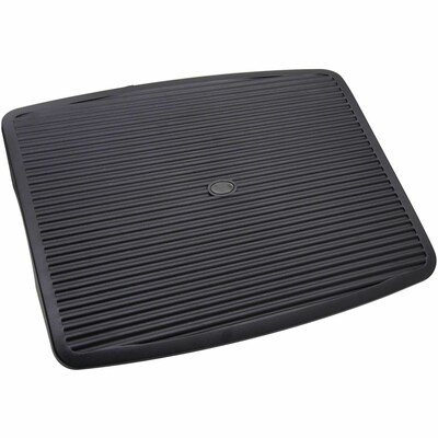 Lorell Tilt Adjustable Rocking Footrest, Black (LLR62870)