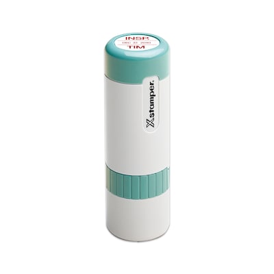 Custom Xstamper® N75 Pre-inked Round Xpedater, 0.63 Diameter