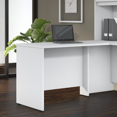 Bush Business Furniture Studio C 42"W Desk Return, White (SCR142WH)