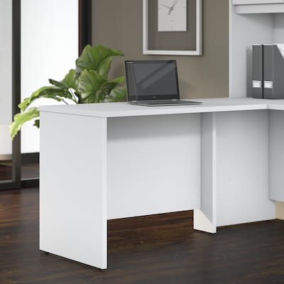 Bush Business Furniture Studio C 42W Desk Return, White (SCR142WH)