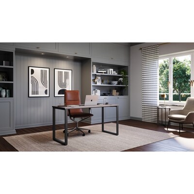 Hirsh Computer and Office Desk, 30" x 60", Black/Weathered Charcoal (23987)