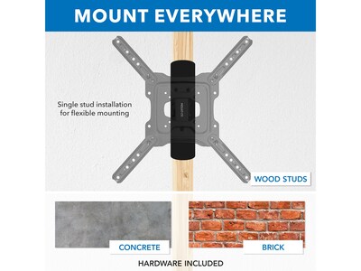 Mount-It! Full-Motion TV Mount, 77 lbs. Max. (MI-14002)