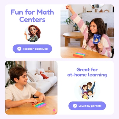 The Fidget Game Math Bundle, Assorted Colors (FDGTFGCPBMA)