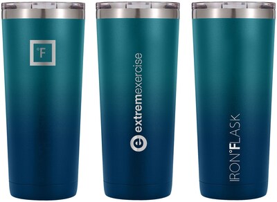 Custom Iron Flask Classic Tumbler Gradient Colors 24 oz