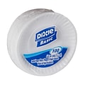 Dixie Basic Light-Weight Paper Plate by GP PRO, 6, White, 100/Pack (DBP06W)