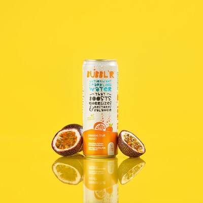 Bubbl'r Antioxidant Passion Fruit Wond'r Flavored Sparkling Water, 12 oz., 12 Cans/Pack (WIC39922)