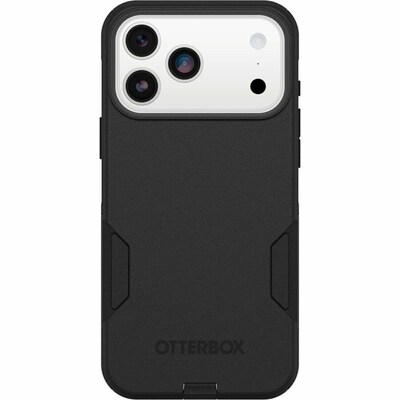 OtterBox Commuter MagSafe Phone Case for Apple iPhone 17 Pro Max, Shock Absorbing, Black (77-98338)