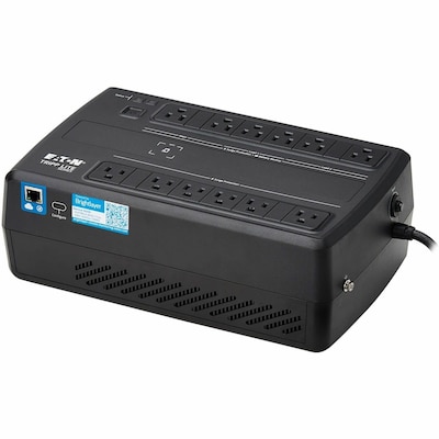 Eaton Tripp Lite 750VA Line-Interactive UPS, 12-Outlet, Black (AVR750UNC)