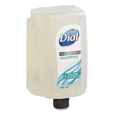 Dial Salon Series Shampoo for Versa Dispenser, Floral Scent, 15 oz., 6/Carton (DIA98963)